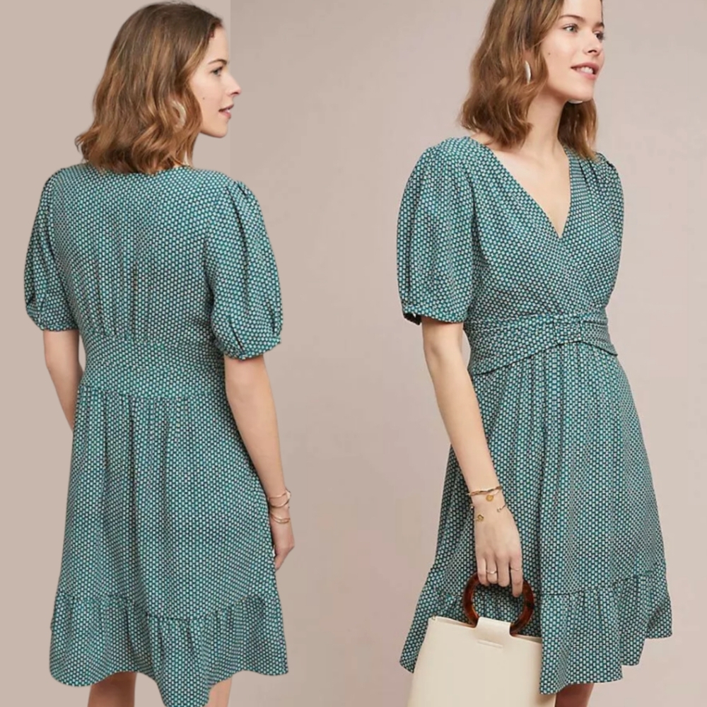 Anthropologie Maeve Belted Dress 00p